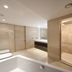 Interior Design With Bathtub Modern Bathroom - Karbonix