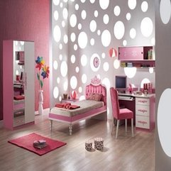 Kids Bedroom Luxury Pink Princess Bedroom With Chic Wall Clock And - Karbonix